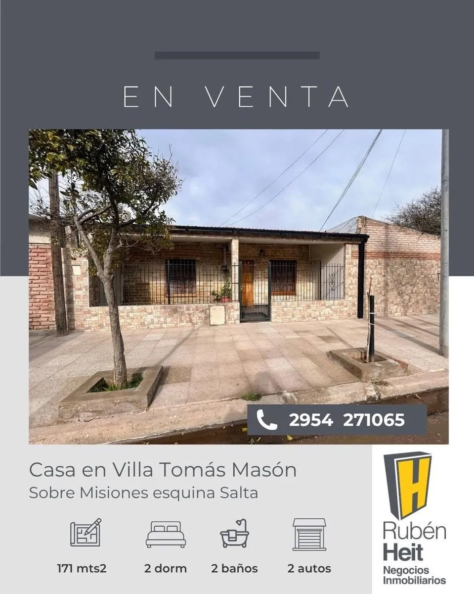 Casa en Misiones al 800