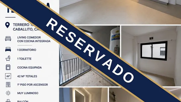 Departamento en Terrero al 1500