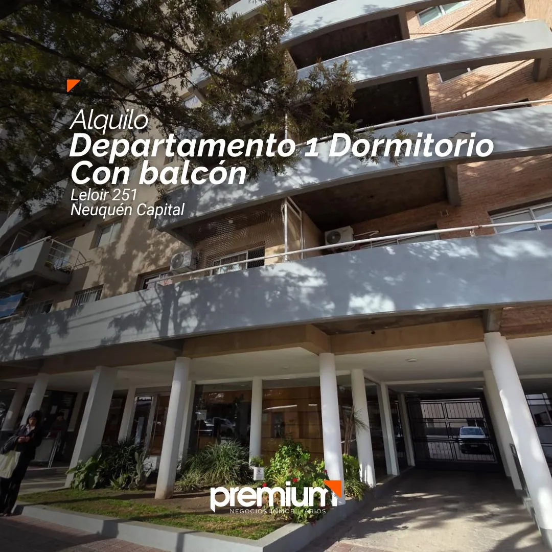 Departamento en Alquiler Departamento 1 Dormitorio - Balcón - Leloir 251 - Neuquén Capital