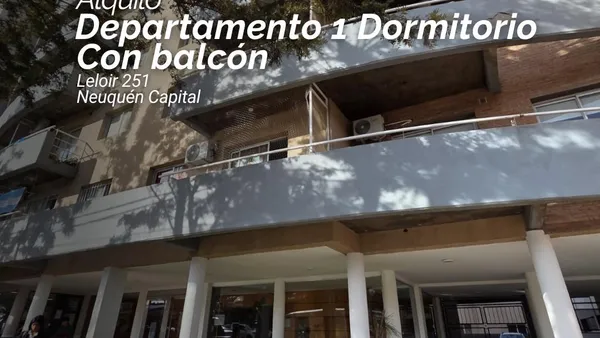 Departamento en Alquiler Departamento 1 Dormitorio - Balcón - Leloir 251 - Neuquén Capital