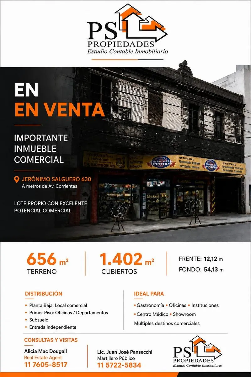 Local Comercial en Salguero al 600