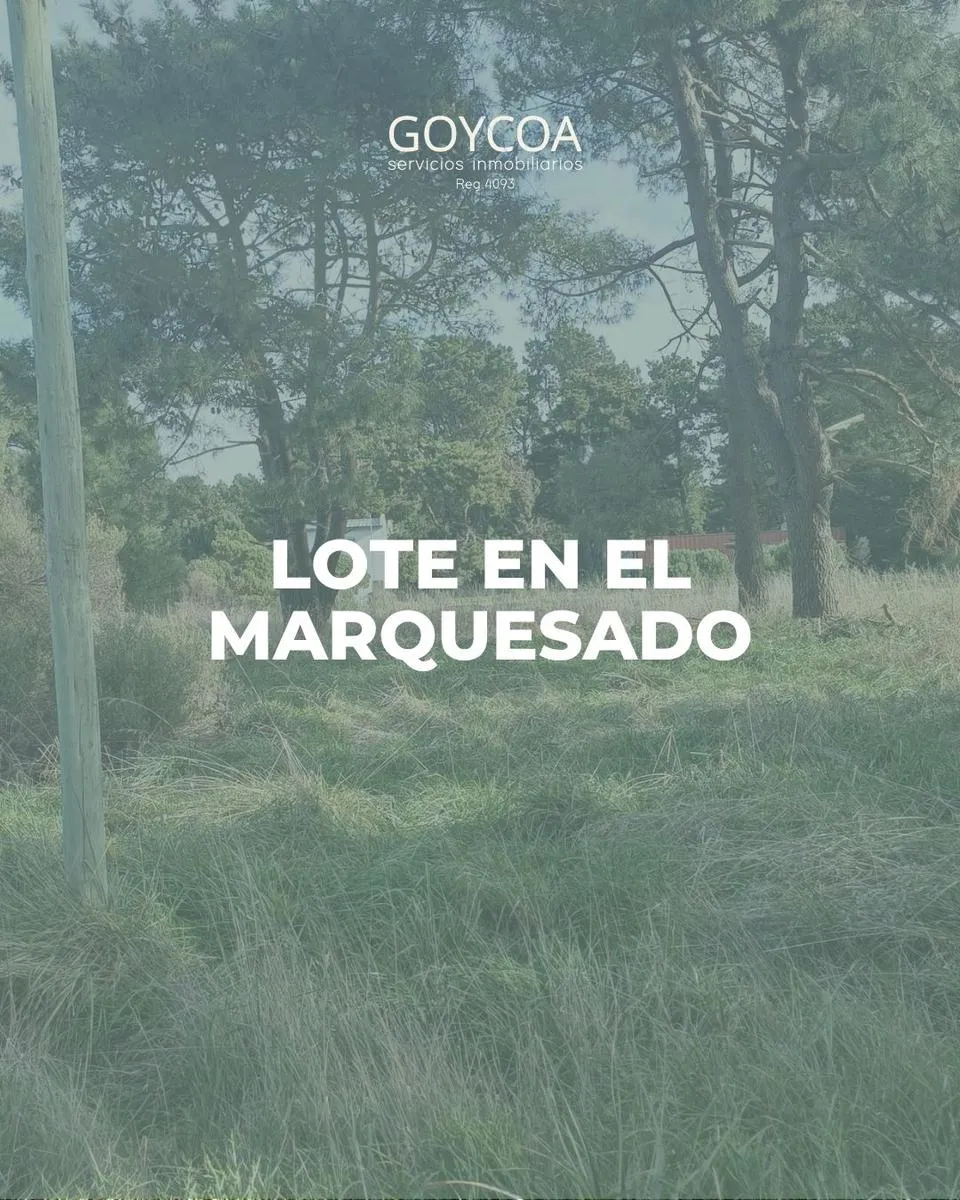 Terreno en El Marquesado