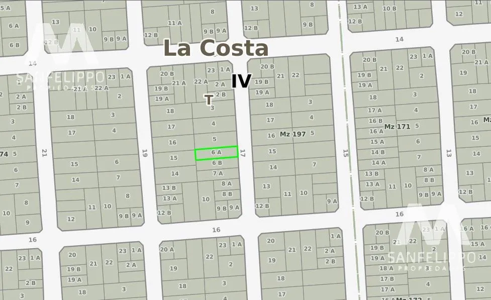 Terreno en Calle 17 al 500