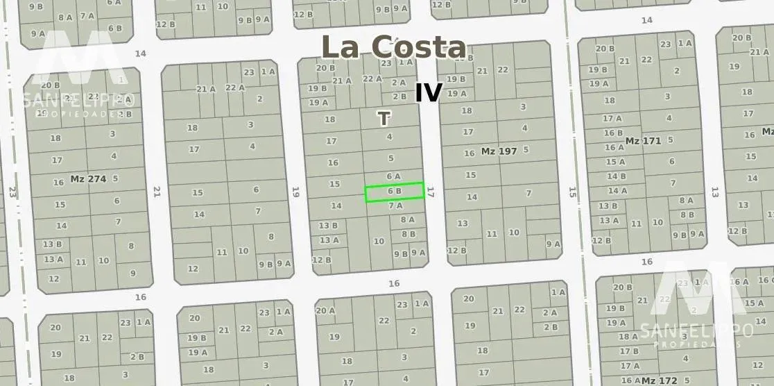 Terreno en Calle 17 500