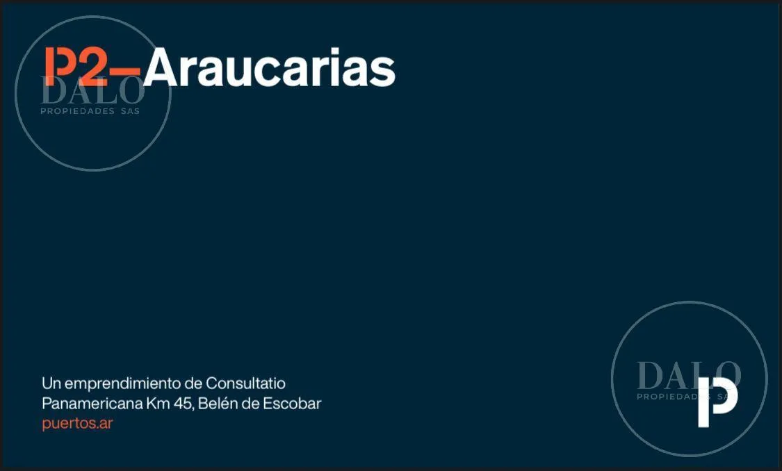 Terreno en Lote en venta, Barrio Araucaria FINANCIACION