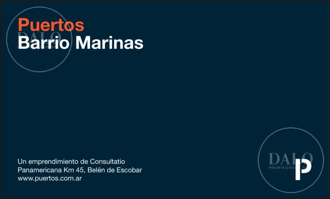 Terreno en Lotes en venta, Barrio Marinas FINANCIACION