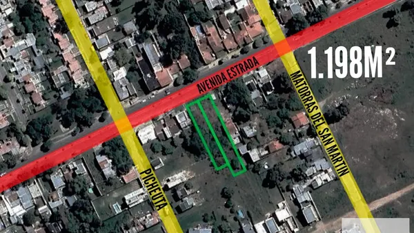 Terreno en Avenida Estrada e/ Picheuta y Matorras de San Martín
