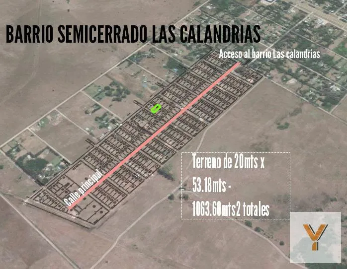 Terreno en Barrio Las Calandrias