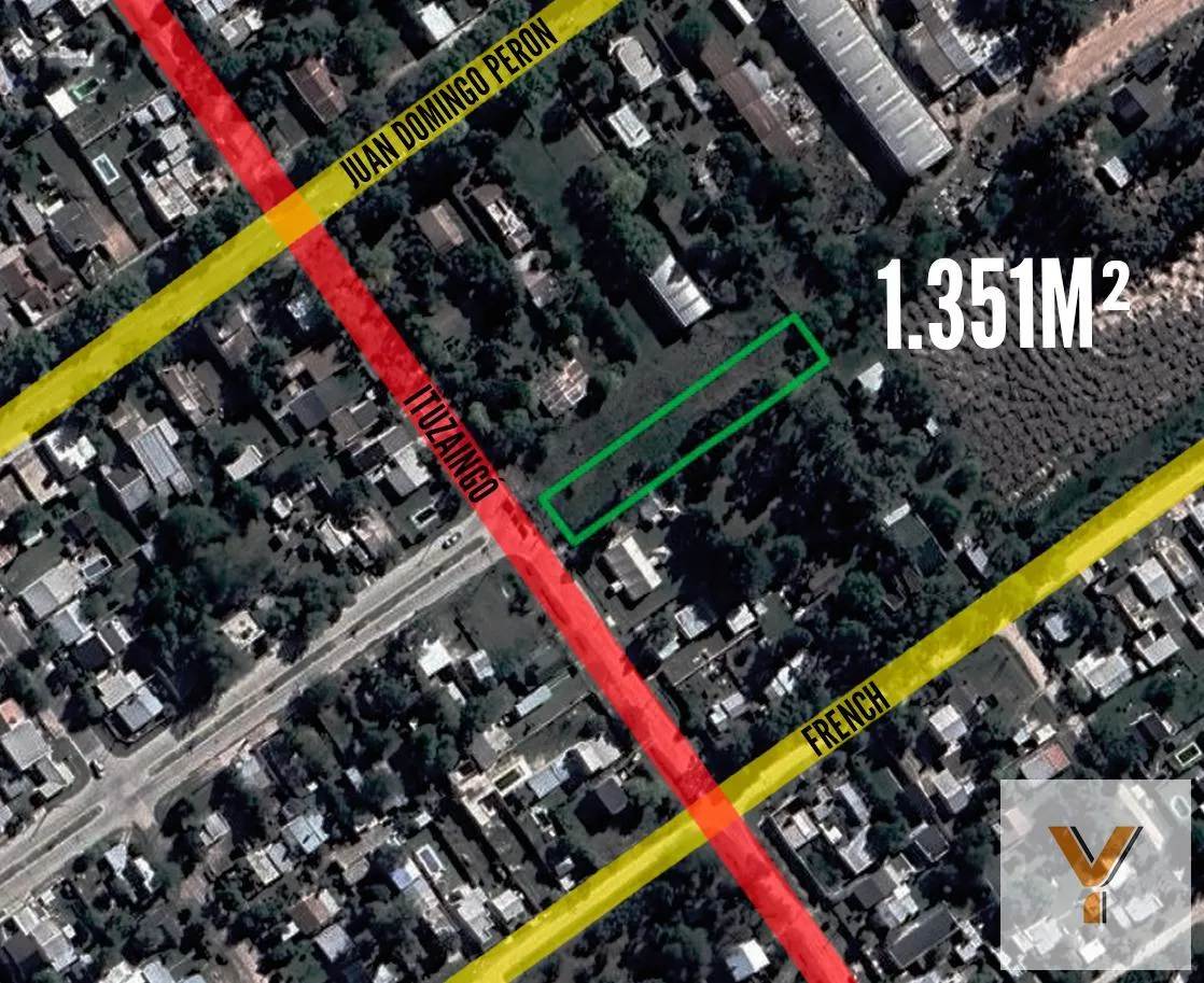 Terreno en Ituzaingó e/ French y Juan Domingo Perón