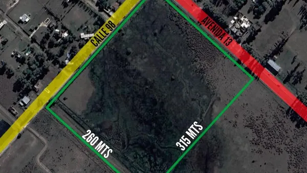 Terreno en 13 e/ 98 y 605