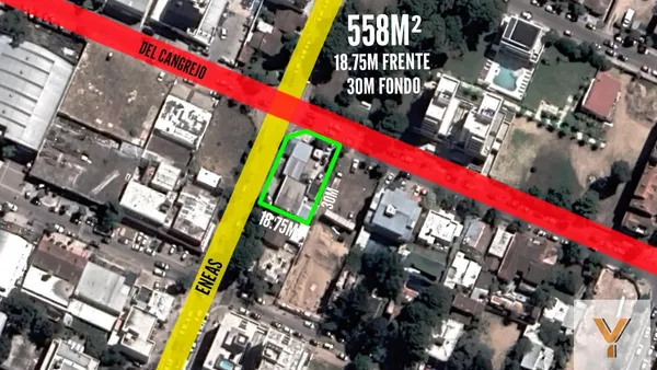 Terreno en Eneas y Del Cangrejo