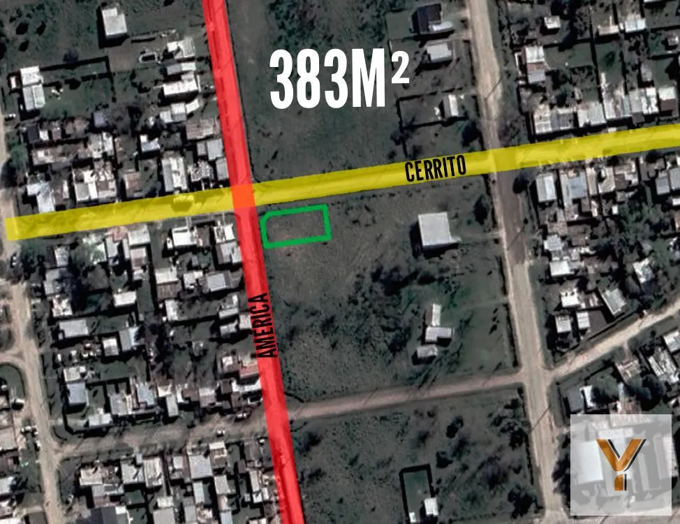 Terreno en América y Cerrito