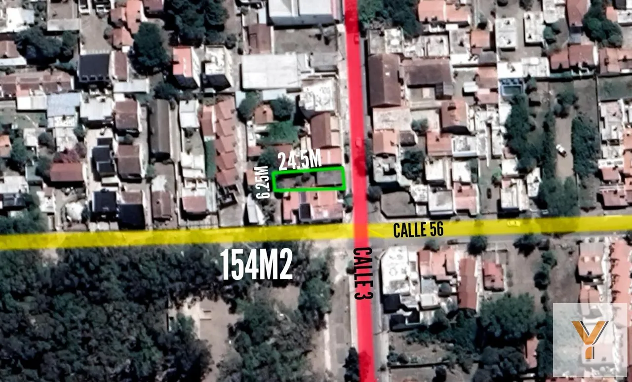 Terreno en 3 e/ 55 y 56