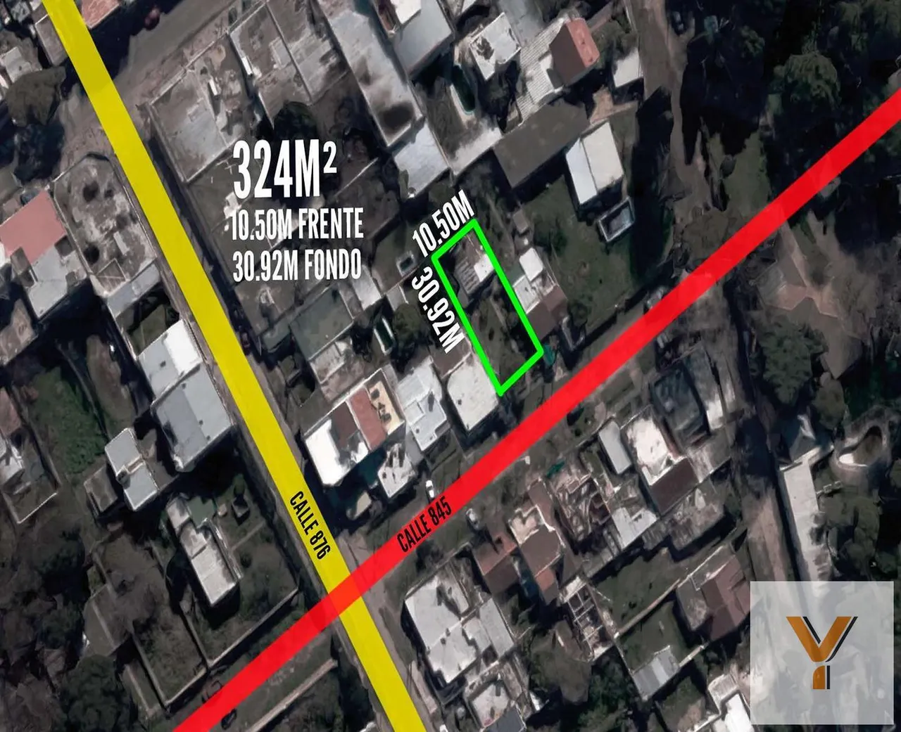 Terreno en 845 e/ 875 y 876