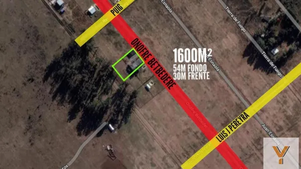 Terreno en Onefre Betbeder e/ Reverendo Puig y Luis J Pereyra