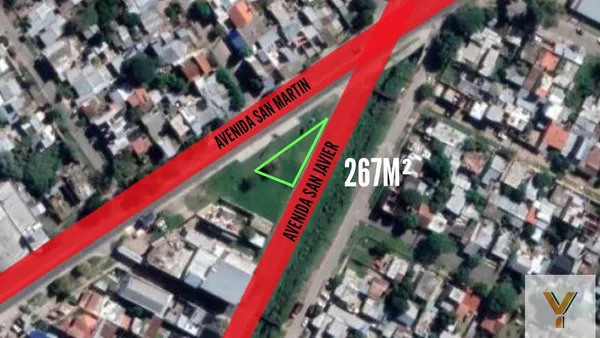 Terreno en Av San Martin y av San Javier