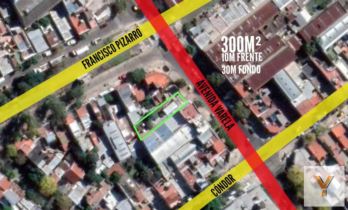 Terreno en Avenida Varela e/ Condor y Pizarro