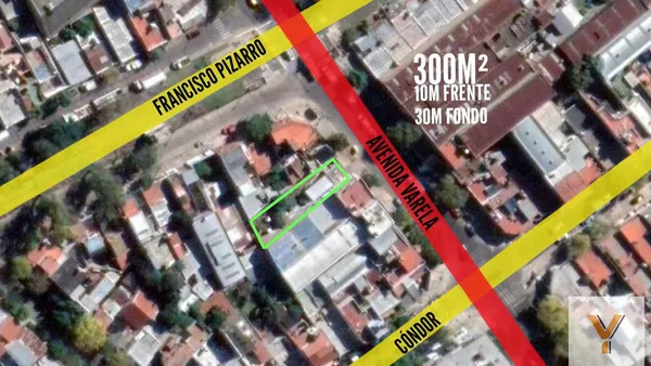 Terreno en Avenida Varela e/ Condor y Pizarro