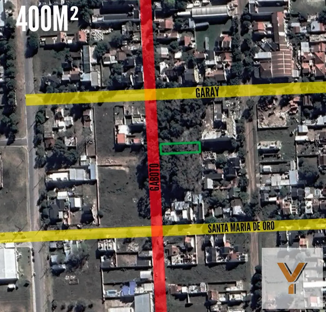 Terreno en Gaboto e/ Garay y Santa María de Oro