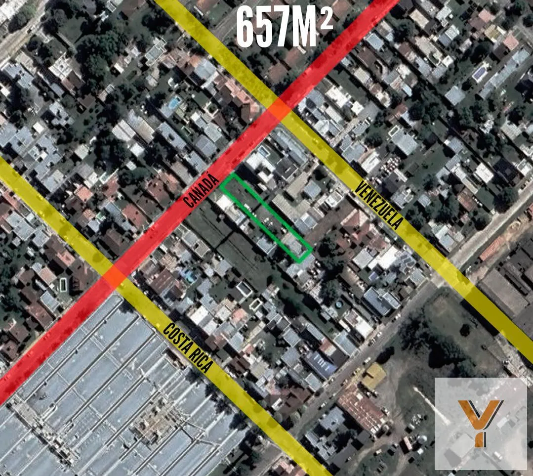 Terreno en Canadá e/ Costa Rica y Venezuela