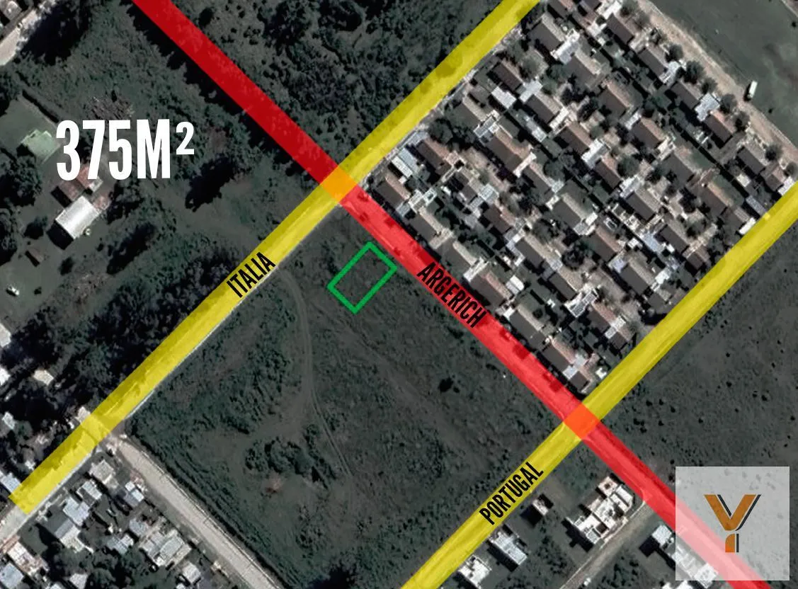 Terreno en Argerich e/ Italia y Portugal