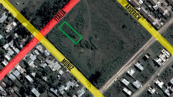 Terreno en Italia e/ Muñiz y Argerich