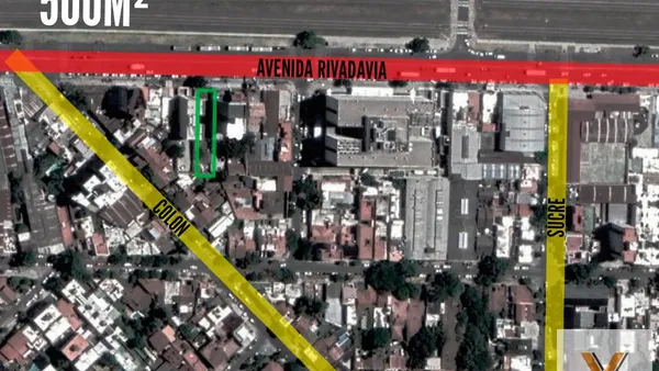 Terreno en Avenida Rivadavia e/ Sucre y Colon