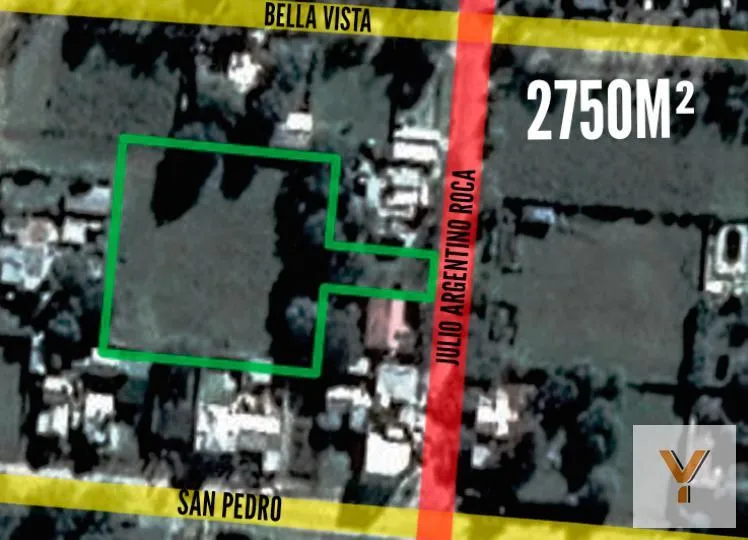 Terreno en Julio Argentino Roca e/ Bella Vista y San Pedro