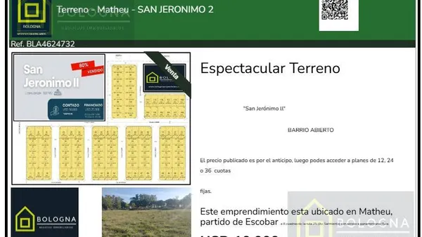 Terreno en Alem al 1100