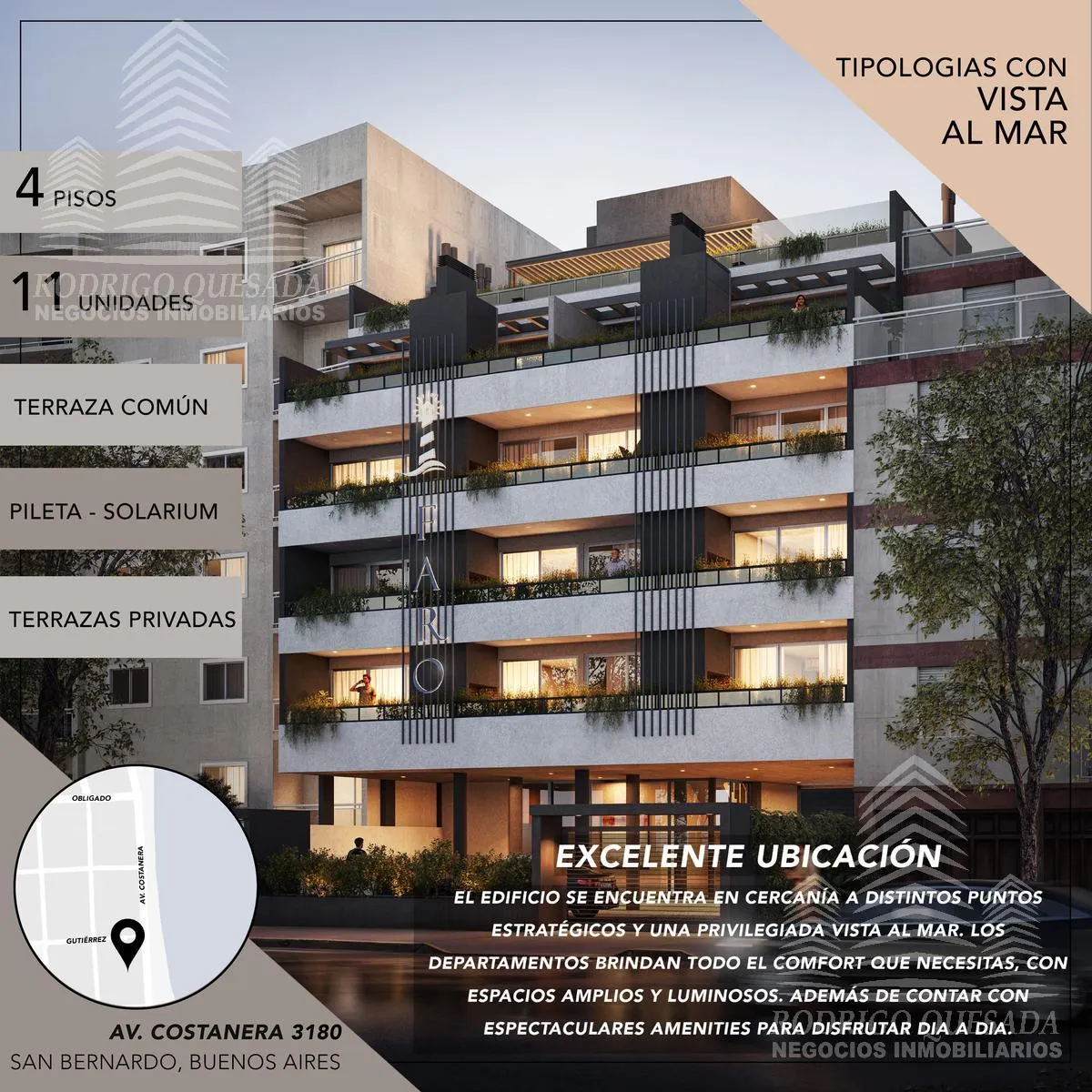 Departamento en | FARO III | | DEPARTAMENTOS FRENTE AL MAR | | SAN BERNARDO |
