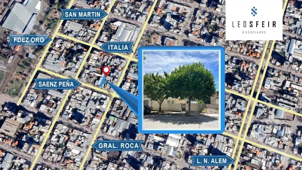 Terreno en Venta Lote 750 m2 - Apto Desarrollo - Saenz Peña al 100 - Cipolletti