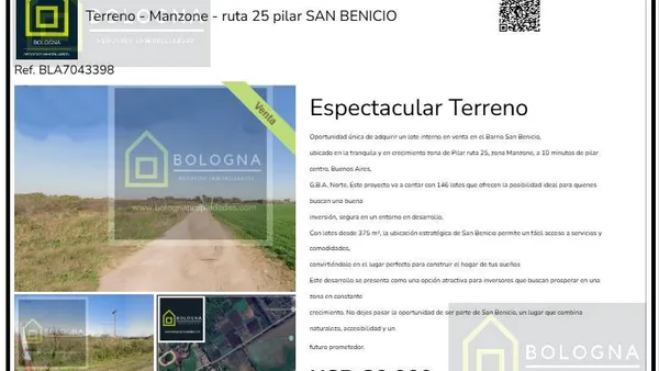 Terreno en ruta 25 pilar