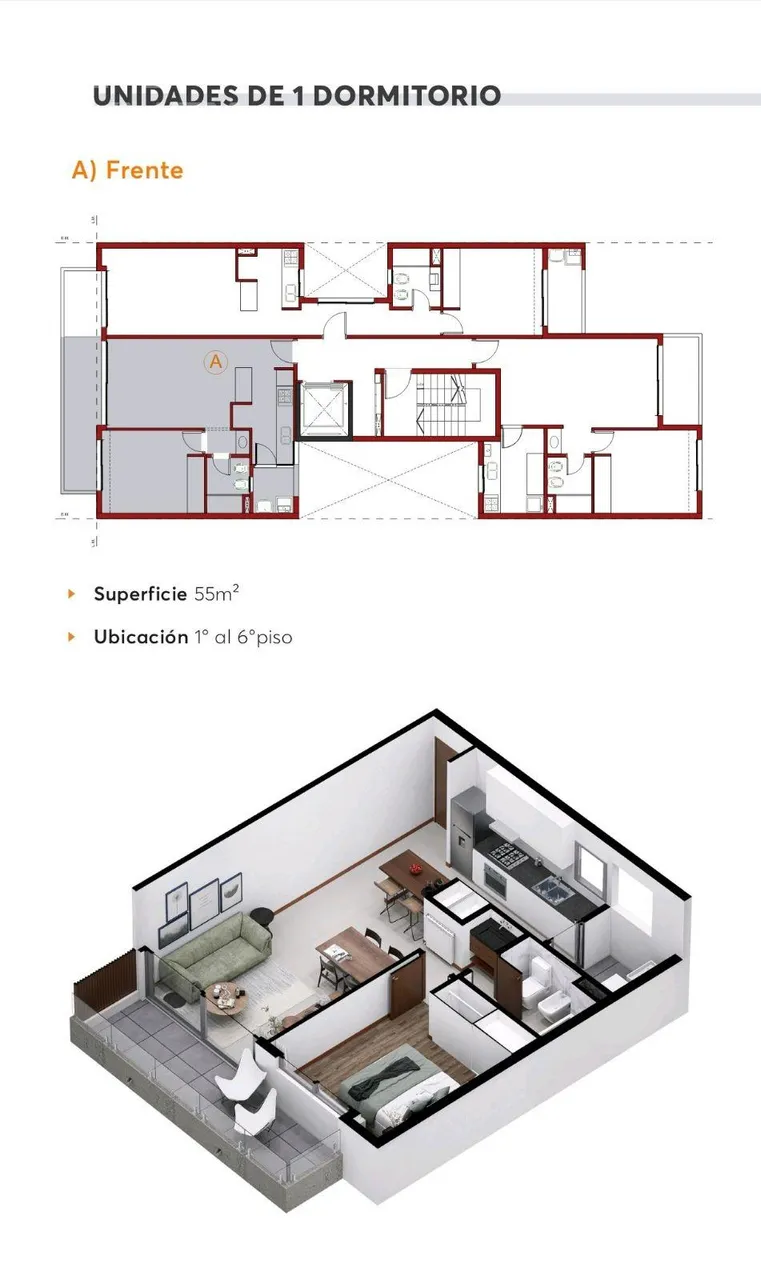 Departamento en 60 ENTRE 17 y 18