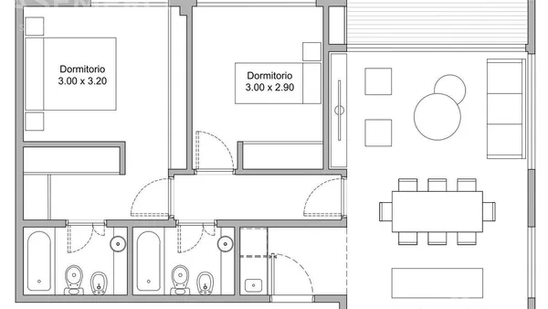 Departamento en Quesada al 3000