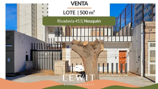 Terreno en Rivadavia al 400