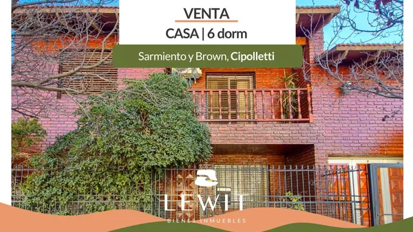 Casa en Almirante Brown y Sarmiento