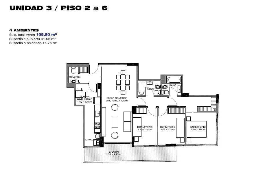 Departamento en Viel al 400 y Alberdi