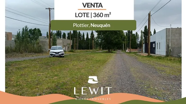 Terreno en lote candolle 1500 mutual policial plottier