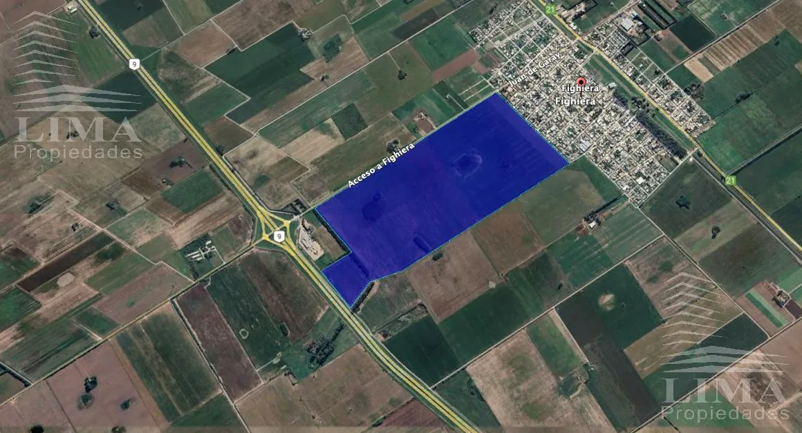 Campo en Ruta Nacional 9 y Acceso a Fighiera