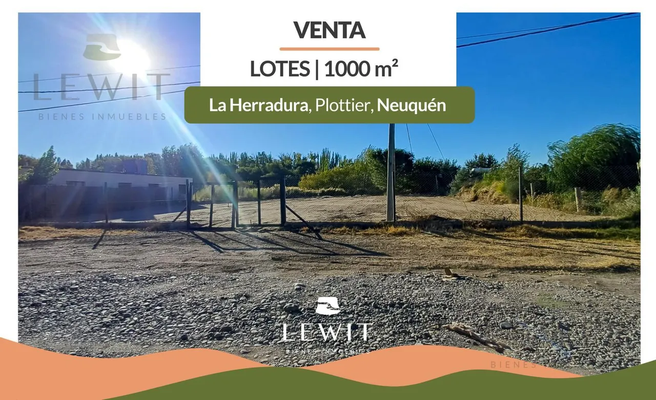 Terreno en LA HERRADURA DEL LIMAY