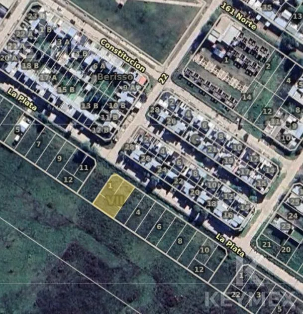 Terreno en 22 y 160