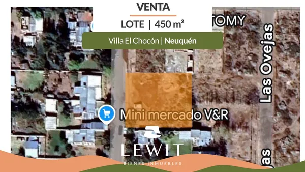 Terreno en VENTA LOTE EN VILLA EL CHOCON