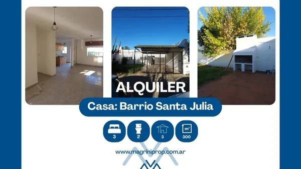 Casa en Casa 3 Hab. en Barrio Santa Julia, Pergamino, Buenos Aires