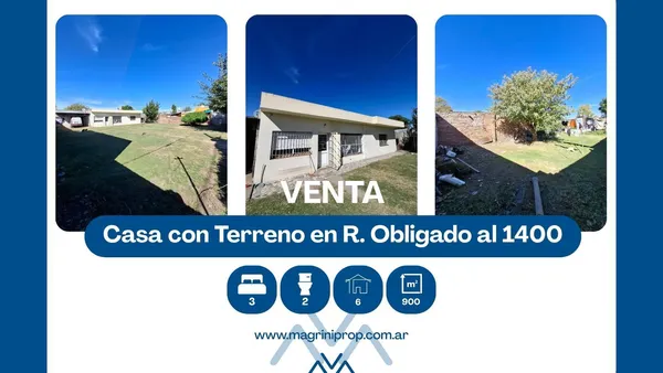 Casa en Casa con Terreno de 900 m² en Rafael Obligado al 1400, Pergamino, Buenos Aires