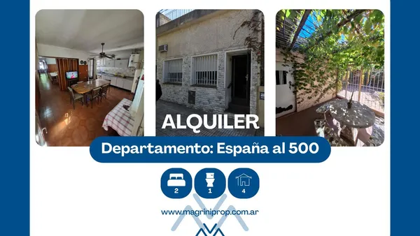 Casa en Alquiler Casa Amoblada 2 Habitaciones en España al 500, Pergamino, Buenos Aires