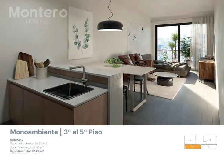 Departamento en Acuña de Figueroa al 700