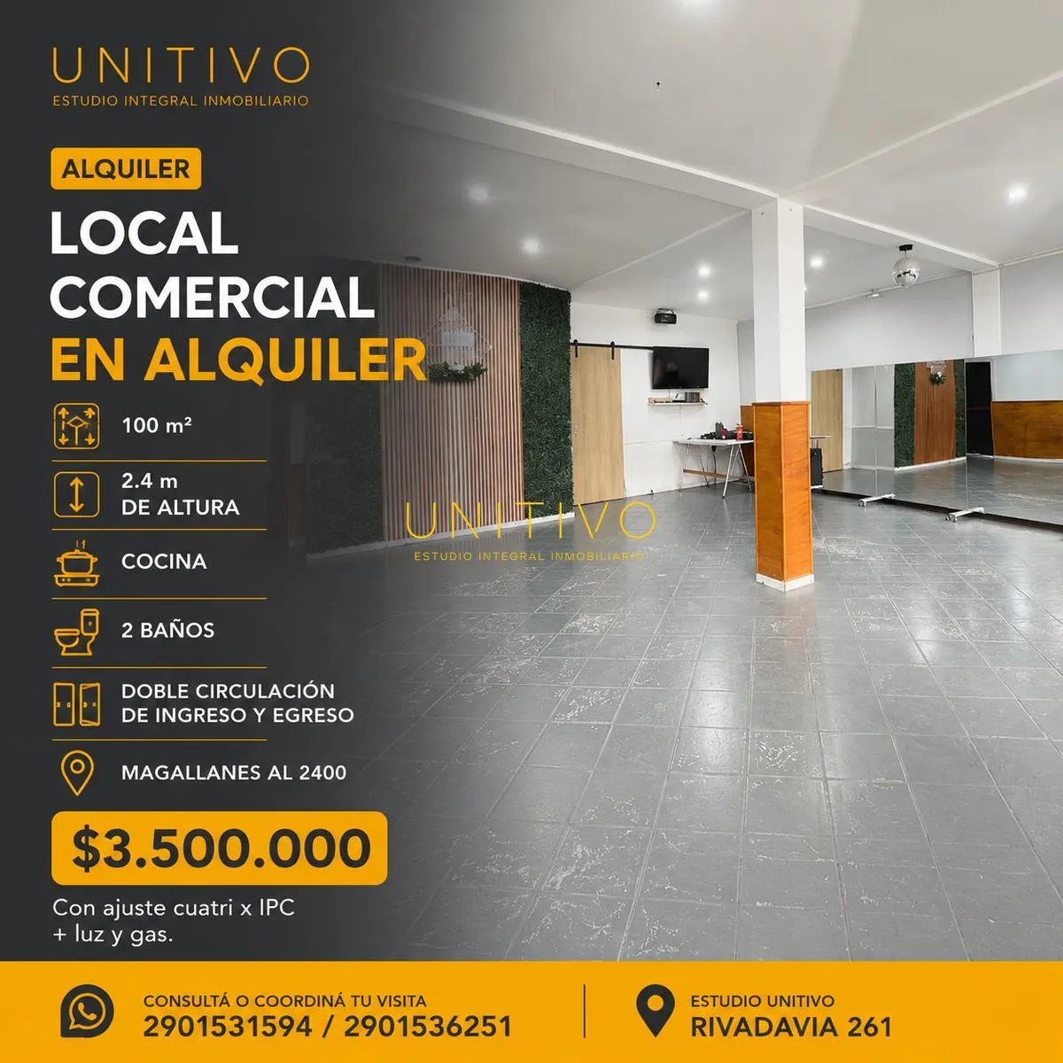 Local Comercial en ALQUILER - Magallanes al 2500