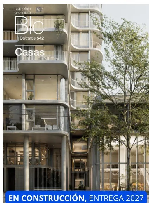 Casa en Casa premium de 3 dormitorios con terraza exclusiva y amenities en Balcarce al 500