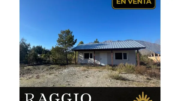 Casa en Casa de 2 habitaciones (a terminar) en Paraje Entre Ríos, Lago Puelo (EZ-72)