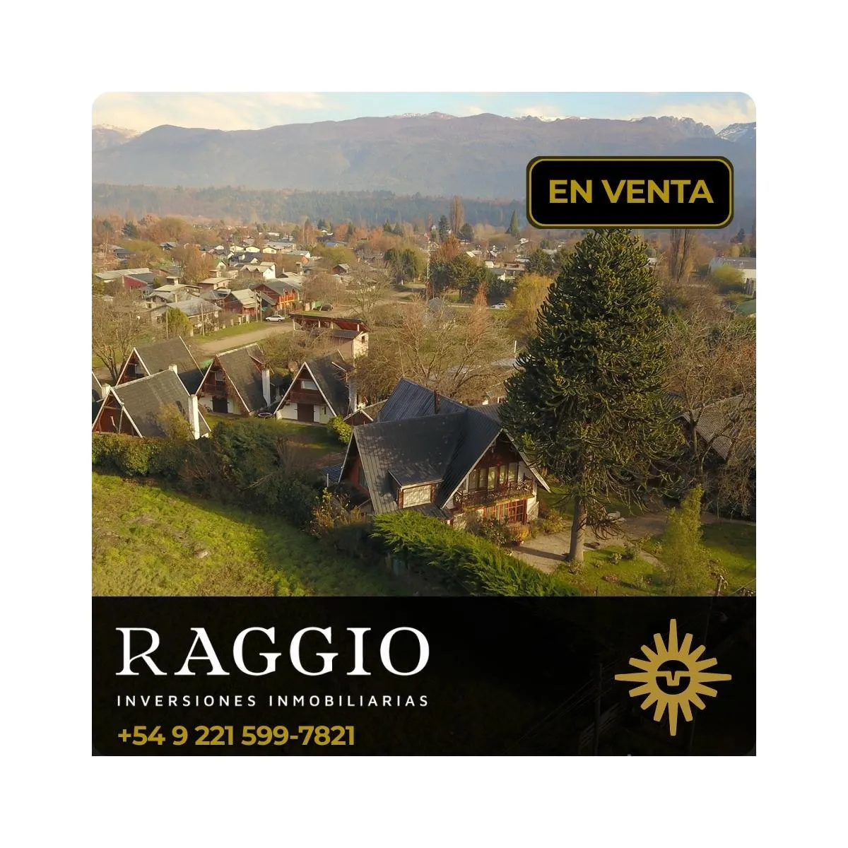 Casa en Casa estilo Chalet de 467m2 y 7 habitaciones sobre Ruta 40 Sur, El Bolsón - Patagonia (EZ-74)